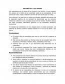 Matematica y su origen