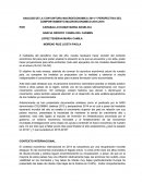 ANALISIS DE LA CONYUNTURA MACROECONOMICA