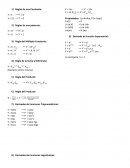 Reglas de las funciones para DErivar