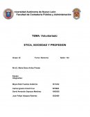 ETICA, SOCIEDAD Y PROFESION.