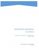 La entrevista hace referencia a la comunicación que se da entre el entrevistador y el entrevistado