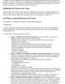 Definición del Proceso de Venta