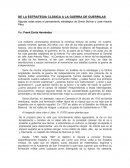 DE LA ESTARTEGIA CLASICA A LA GUERRA DE GUERRILLAS