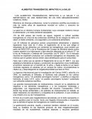 Alimentos transgenicos, impactos a la salud