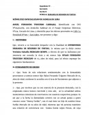 SUMILLA: DEMANDA DE RÉGIMEN DE VISITAS.