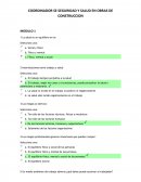 Evaluación Modulo I Coordinador de Seguridad y Salud.