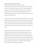 Administración internacional de los recursos humanos en empresas.