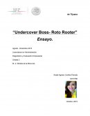 UNDER COVER BOSS ROTO ROOTER