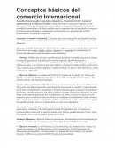 Conceptos básicos del comercio Internacional