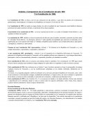 Análisis y Comparación de la Constitución del año 1961