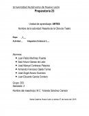 Reseña de la Obra de Teatro