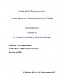 El Comercio Global y el Nuevo Orden