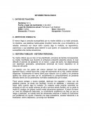 Informe psicológico.IMPRESIÓN DIAGNÓSTICA (FENOMENICO-DINÁMICO-ESTRUCTURAL)