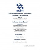 Informe acoso sexual