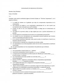Autoevaluación de Aplicaciones Informáticas. Página 1