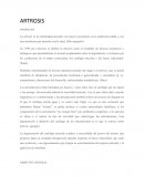 ARTROSIS es la enfermedad articular con mayor prevalencia en la población adulta