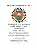 Practica #5. Determinación de Cenizas.