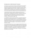 Introducción a la Administración Financiera. Análisis de la información financiera