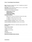 Traumatología Forense Especial