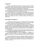 La agenda 21. Antecedentes de la Agenda 21