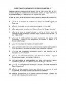 CUESTIONARIO FUNDAMENTOS DE RIESGOS LABORALES