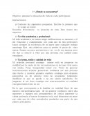 Plantear la situación de vida de cada participante