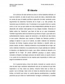 Ensayo: El aborto.