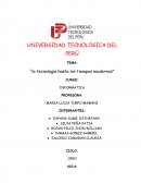 La tecnología hasta la modernidad