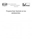 Trabajo escrito nutrición.