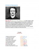Actividad de metacognición. Un sueño. Edgar Allan Poe