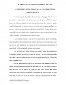 EL ORIGEN DE LAS COSAS EN LA GRECIA ARCAICA