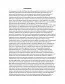 Significado y tipos de presupuesto