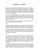 Sociedad civil y estado