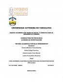 AVANCES DE INVESTIGACIÓN “ESTRÉS ACADEMICO POR BAJO RENDIMIENTO”