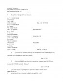 HOJA DE TRABAJO REGIMEN DE INTERÉS COMPUESTO OPERACIONES BÁSICAS