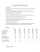 FLUJO DE EFECTIVOS E INDICADORES