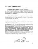 SECUENCIA E IMPORTANCIA DEL CONTROL DE CUELLO