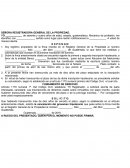 A Registradora General de la Propiedad