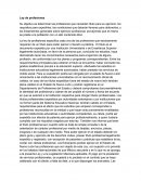 Ley de Profesiones