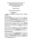¿Qué se entiende por Derecho Real y Derecho Personal?