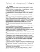 DELITOS CONTRA LA VIDA Y LA INTEGRIDAD COORPORAL