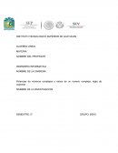 Potencia de numeros complejos y raíces de un numero complejo, regla de crammer