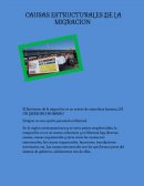 El fenómeno de la migración es un evento de naturaleza humana.