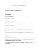 Contrato de arrendamiento.