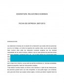 ENSAYO RELACIONES HUMANAS.