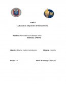 Filosofía: Actividad de Adquisición del Conocimiento.