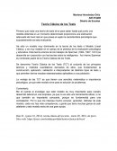 La Teoría Clásica de los Tests.