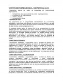 COMPORTAMIENTO ORGANIZACIONAL Y COMPETENCIAS CLAVE