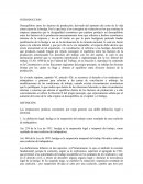 Desequilibrio entre los factores de producción