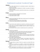 Enseñanzas de la película “A prueba de Fuego”